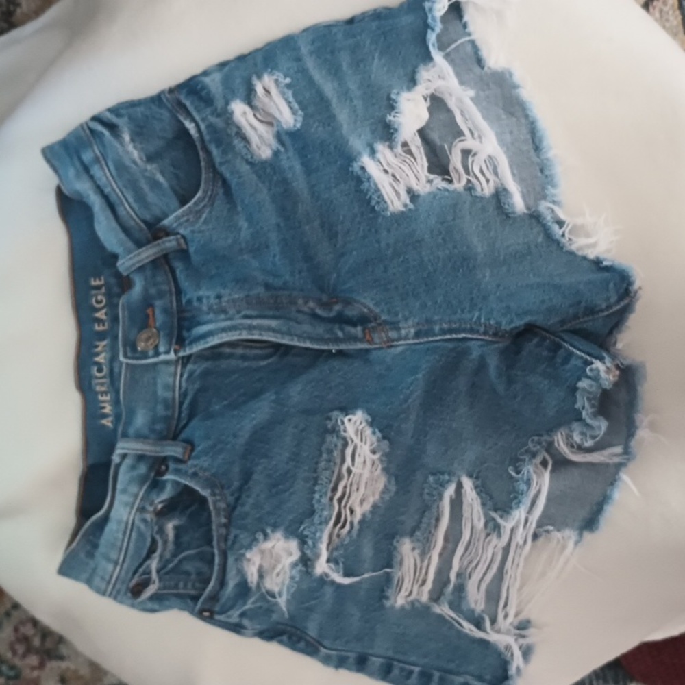 American eagle Blue Jean shorts size 0
